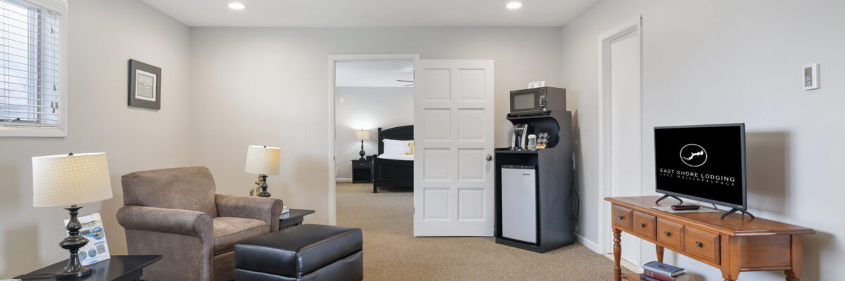 East Shore Lodging Room 11 Deluxe King Suite 2nd Floor