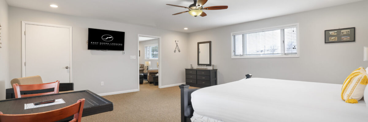 East Shore Lodging Room 11 Deluxe King Suite 2nd Floor
